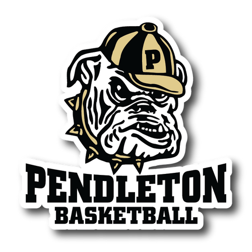 Pendleton Bulldogs Decal | Basketball