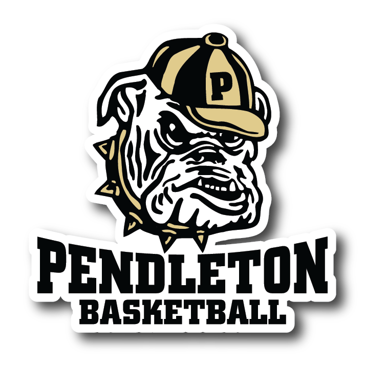 Pendleton Bulldogs Decal | Basketball