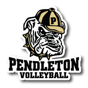 Pendleton Bulldogs Decal | Volleyball