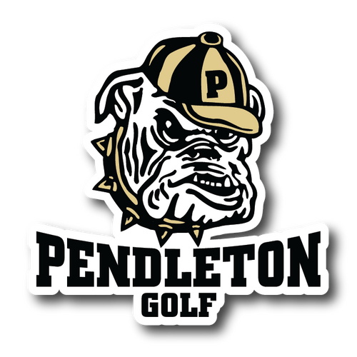 Pendleton Bulldogs Decal | Golf