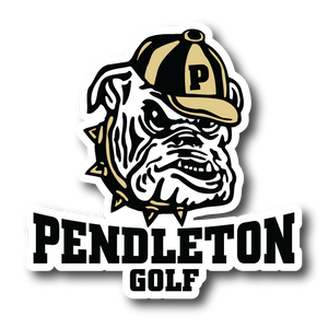 Pendleton Bulldogs Decal | Golf