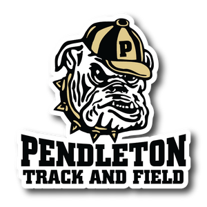 Pendleton Bulldogs Decal | Track and Field Decal