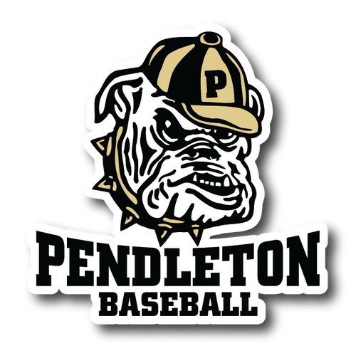 Pendleton Bulldogs Decal | Baseball