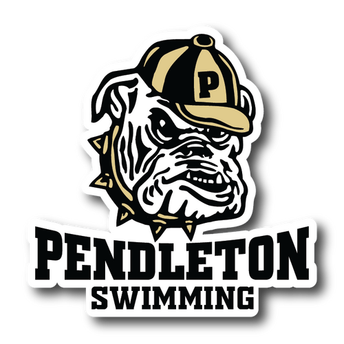 Pendleton Bulldogs Decal | Swimming
