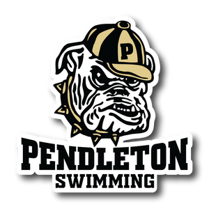Pendleton Bulldogs Decal | Swimming