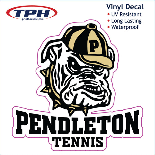 Pendleton Bulldogs Decal | Tennis