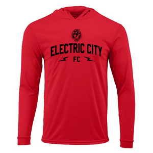 ECFC Team Name Long Sleeve Hooded Tee - Dry-Fit (Copy)