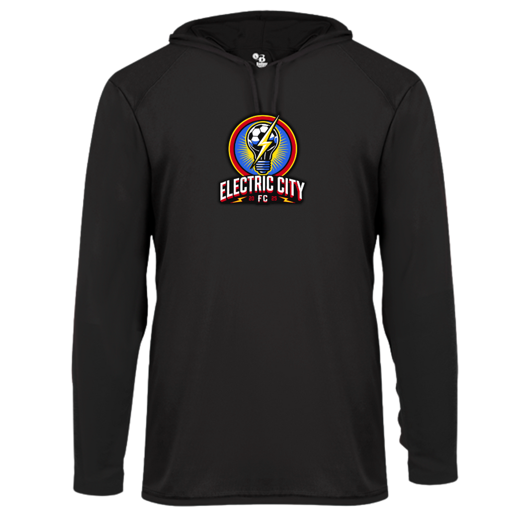 ECFC Shield Long Sleeve Hooded Tee - Dry-Fit