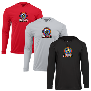 ECFC Shield Long Sleeve Hooded Tee - Dry-Fit