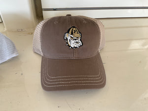 Pendleton Bulldog Hat - Unstructured | Embroidered Bulldog Head on Loden/Khaki