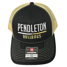 Pendleton Bulldogs Split Bar | Adjustable Hat - Black and Gold