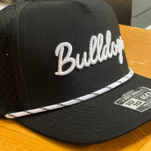 Bulldog Waterproof Rope Hat | 3D Bulldog Script in White