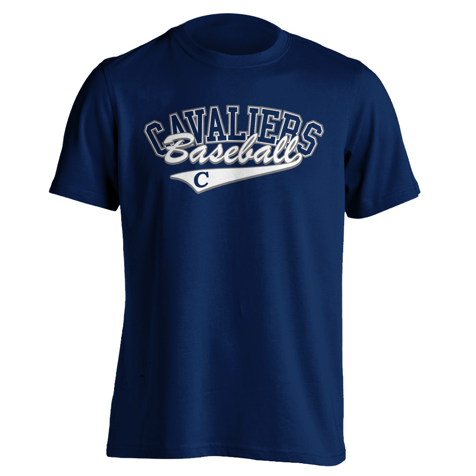 Cavalier Script Tail Tee