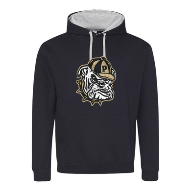 Pendleton Black Raglan Hoodie | BULLDOG HEAD