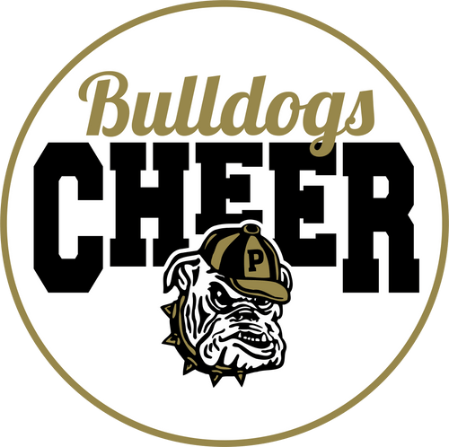 Bulldogs Cheer Decal | Cheer - Circle
