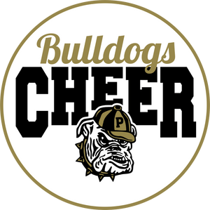 Bulldogs Cheer Decal | Cheer - Circle
