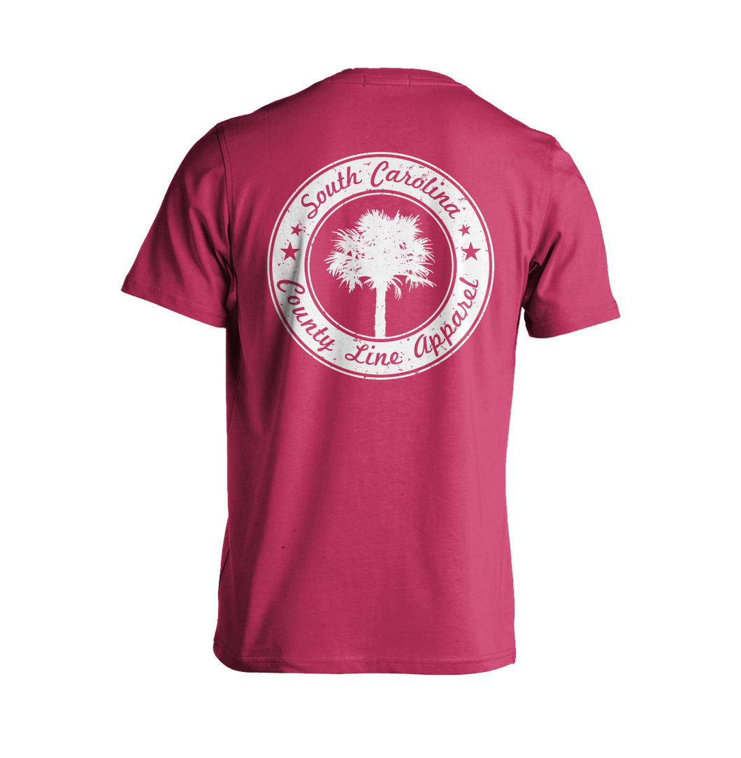 Hot Pink Shirt with the SC Star on the Back